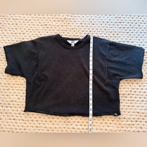 Cropped Black T-Shirt